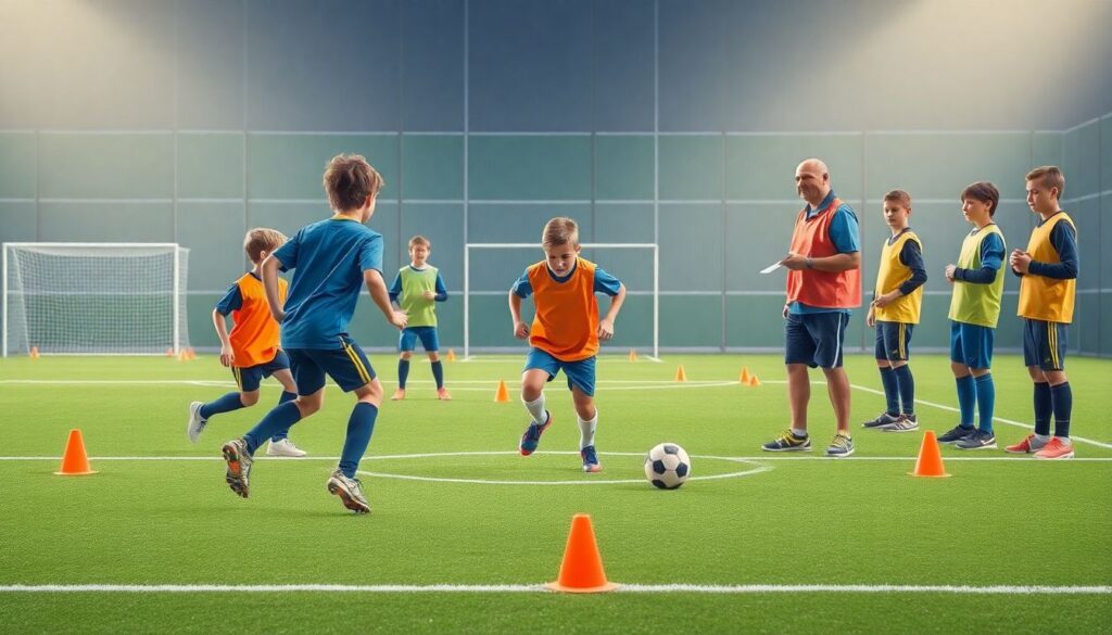 Формирование команды мечты: подбор игроков в юношеский состав - иллюстрация