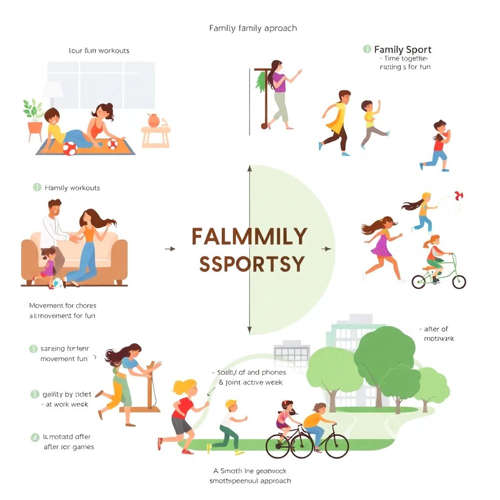 Семейный спорт на выходных: лучшие идеи активного отдыха для всей семьи