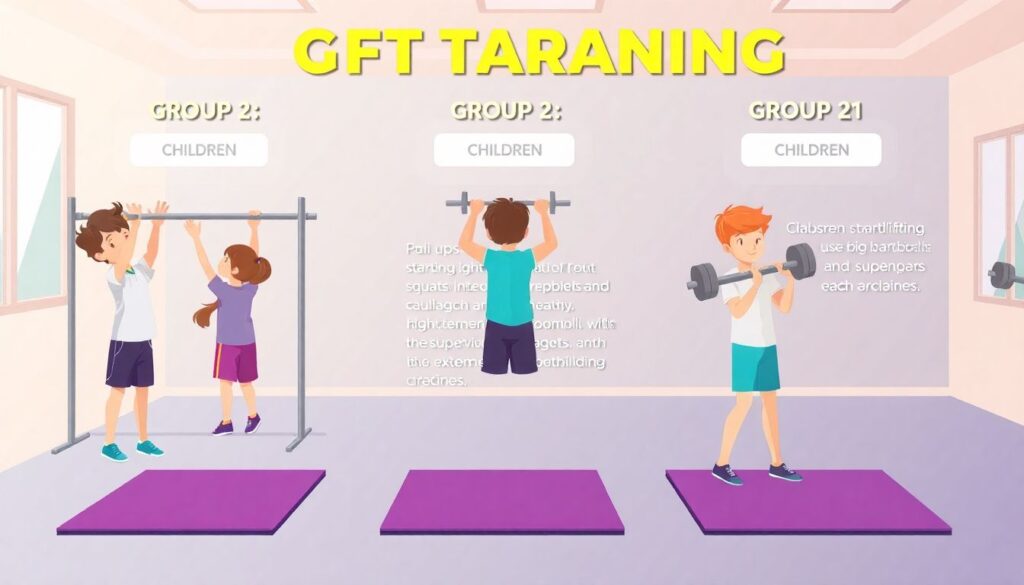 Тренировочные программы для разных возрастных групп: детский спорт - иллюстрация