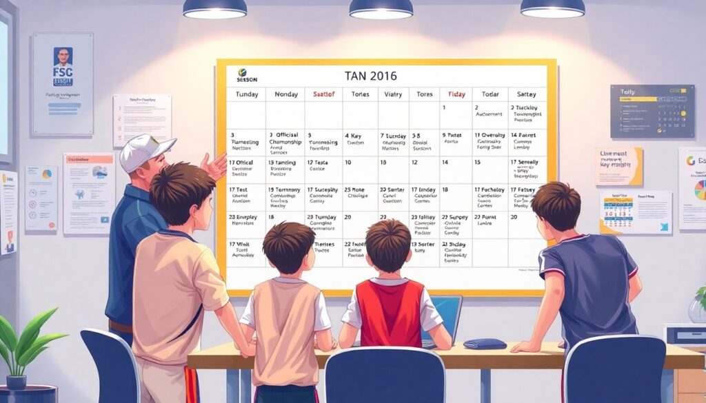 Как строится календарь соревнований у детско-юношеских команд - иллюстрация