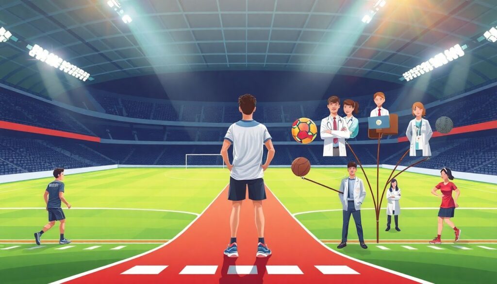 Профориентация через спорт: выбор будущей профессии для спортсмена - иллюстрация