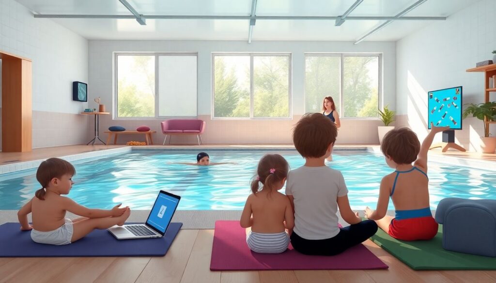 Тренировочные программы по плаванию для детей - иллюстрация