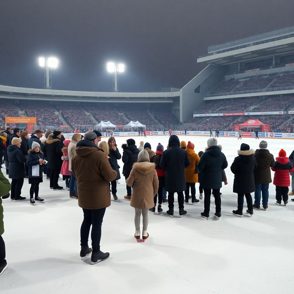 День московского спорта в Лужниках: фигурное катание в 20‑градусный мороз