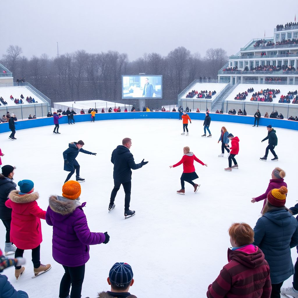 Мастер-класс Даниила Глейхенгауза в Лужниках: как звездный тренер качал лед